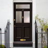 Exterior Nightingale Victorian Nightingale Made to Measure Door - Fit Your Own Glass - 3 Pane