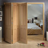 Bespoke Thrufold Victorian 4P Oak Shaker Folding 3+0 Door