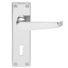 CBV30 Victorian Lever lock Door Handles - 3 Finishes