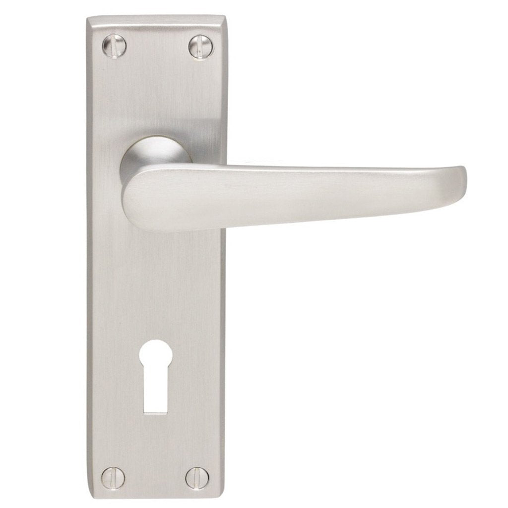 CBV30 Victorian Lever lock Door Handles - 3 Finishes