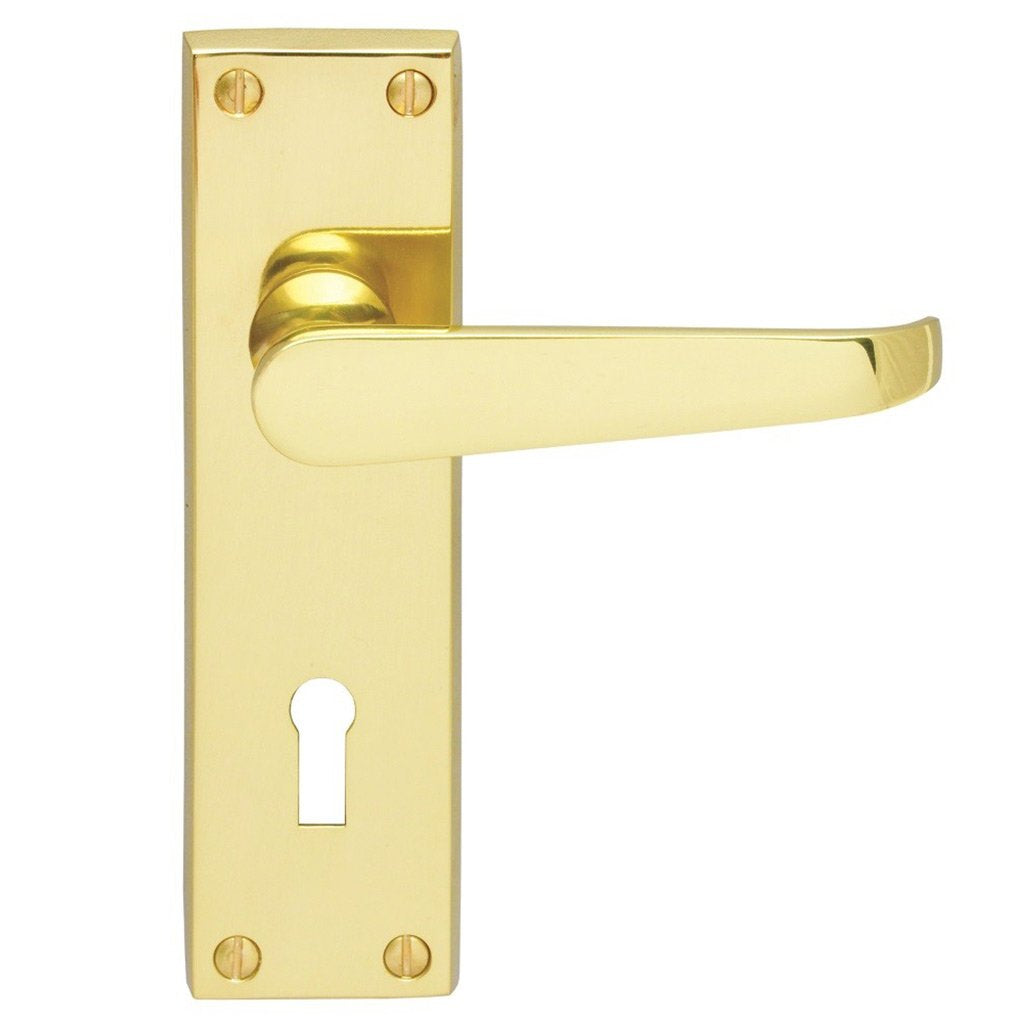 CBV30 Victorian Lever lock Door Handles - 3 Finishes