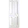 Victorian White Single Evokit Pocket Door - Prefinished