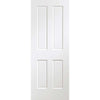 Victorian White Door Pair - Prefinished