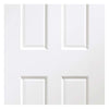 Victorian White Double Evokit Pocket Door Detail - Prefinished