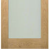 Three Folding Doors & Frame Kit - Walden Oak 3+0 - Frosted Glass - Unfinished