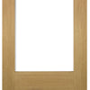 Five Folding Doors & Frame Kit - Walden Oak 3+2 - Clear Glass - Unfinished