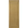 Single Sliding Door & Wall Track - Walden Real American Oak Veneer Door - Unfinished