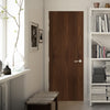 Bespoke Fire Door - Flush American Black Walnut Veneer - 60 Minute Fire Rated - Prefinished