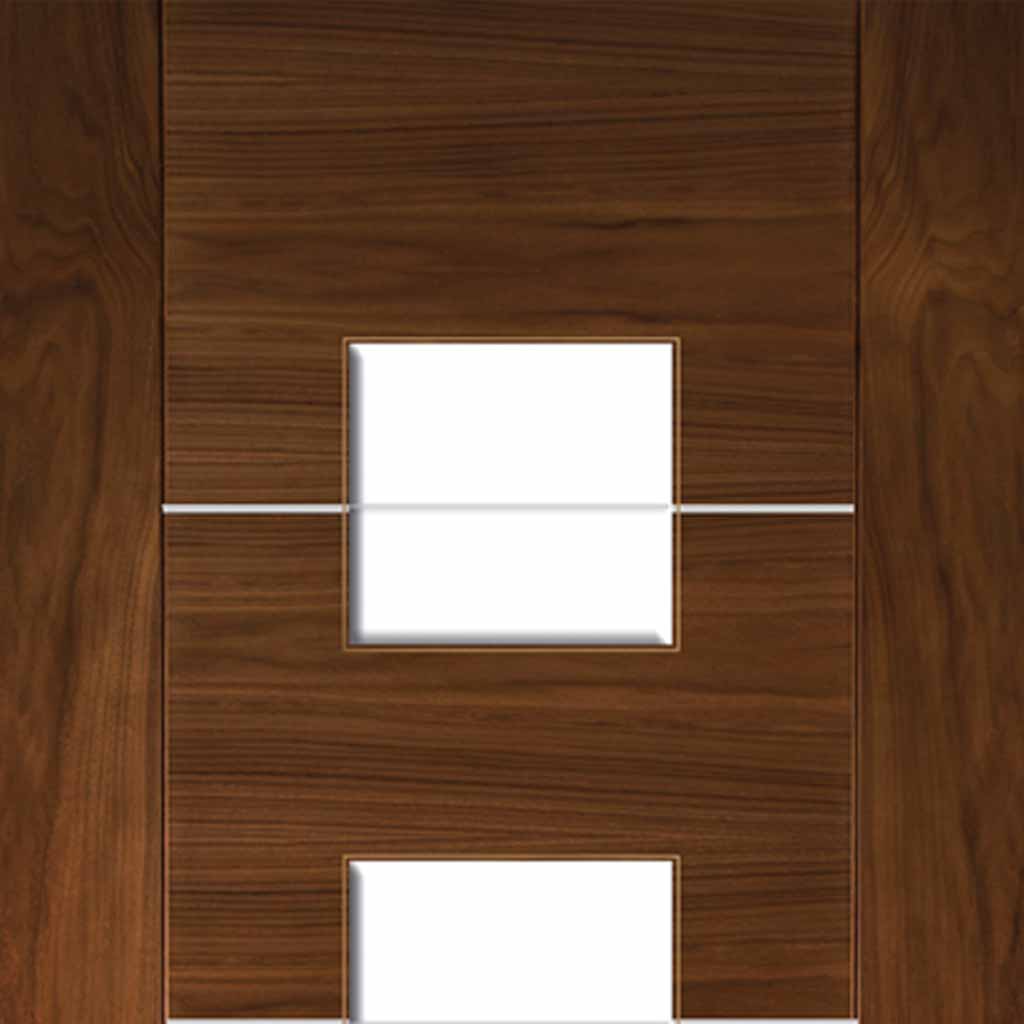 Valencia Glazed Walnut Door - Prefinished