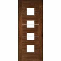 Valencia Glazed Walnut Door - Prefinished
