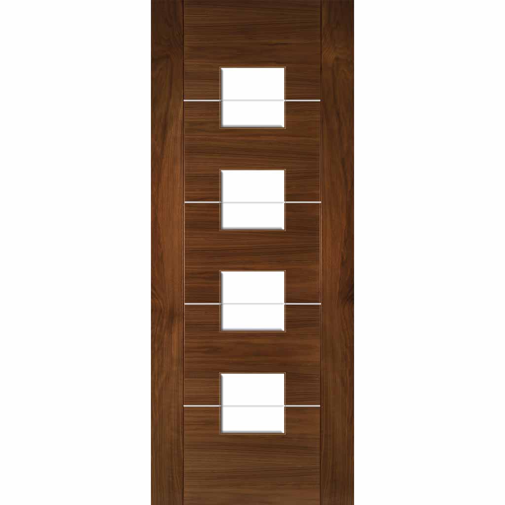 Valencia Glazed Walnut Door - Prefinished