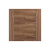 Four Sliding Wardrobe Doors & Frame Kit - Vancouver 5 Panel Flush Walnut Door - Prefinished