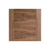 Two Sliding Doors and Frame Kit - Vancouver 5 Panel Flush Walnut Door - Prefinished