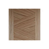 Bespoke Thruslide Surface Zeus Walnut Flush Door - Prefinished Sliding Double Door and Track Kit