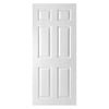 Washington Solid Grained 6 Panel PVC Door Pair