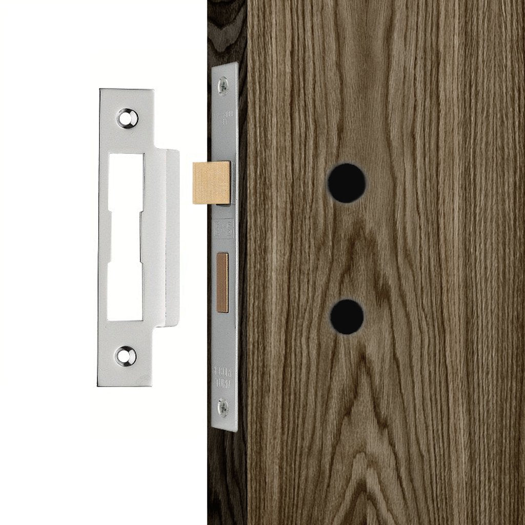 WC Lock For Serrozzetta & Steelworx Handles: Bathroom Lock - 2 Sizes and 2 Finishes