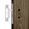 WC Lock For Serrozzetta & Steelworx Handles: Bathroom Lock - 2 Sizes and 2 Finishes