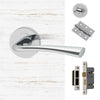 Weser Round Rose Bathroom Handle Pack