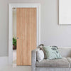 Wexford Oak Flush Single Evokit Pocket Door