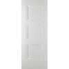 Four Sliding Wardrobe Doors & Frame Kit - Amsterdam 3 Panel Door - White Primed