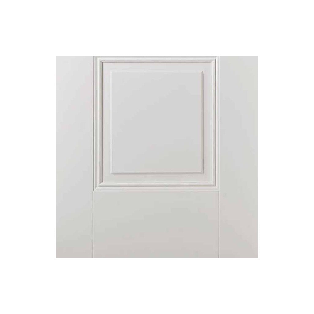 Three Folding Doors & Frame Kit - Arnhem 1 Pane 1 Panel 3+0 - Clear Glass - White Primed