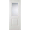 Three Folding Doors & Frame Kit - Arnhem 1 Pane 1 Panel 3+0 - Clear Glass - White Primed