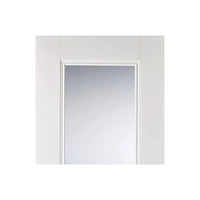 Three Folding Doors & Frame Kit - Arnhem 1 Pane 1 Panel 3+0 - Clear Glass - White Primed