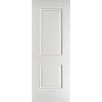 Minimalist Wardrobe Door & Frame Kit - Three Arnhem 2 Panel Doors - White Primed 
