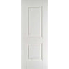 Double Sliding Door & Wall Track - Arnhem 2 Panel Doors - White Primed