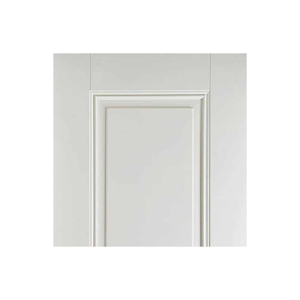 Two Sliding Wardrobe Doors & Frame Kit - Arnhem 2 Panel Door - White Primed