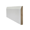 Thruframe Chamfered White Primed Skirtings on Solid Core - Not decorated