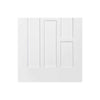 Two Sliding Doors and Frame Kit - Coventry Panel Door - White Primed