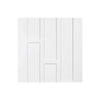 Four Sliding Doors and Frame Kit - Coventry Panel Door - White Primed