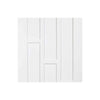 Two Sliding Doors and Frame Kit - Coventry Panel Door - White Primed