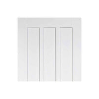 Single Sliding Door & Wall Track - Coventry Panel Door - White Primed