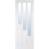 Coventry Door Pair - Clear Glass - White Primed
