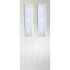 White PVC door on white background