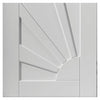 Three Sliding Wardrobe Doors & Frame Kit - Calypso Aurora White Primed Door