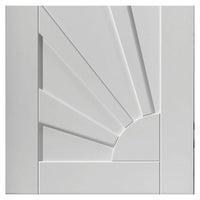 Single Sliding Door & Wall Track - Calypso Aurora White Primed Door