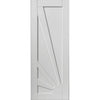 Three Sliding Wardrobe Doors & Frame Kit - Calypso Aurora White Primed Door