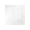 Bespoke Thrufold Victorian Shaker 4P White Primed Folding 2+0 Door