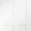 Bespoke Thruslide Victorian Shaker 4P 2 Door Wardrobe and Frame Kit - White Primed - White Primed