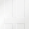 Bespoke Thruslide Victorian Shaker 4 Panel 4 Door Wardrobe and Frame Kit - White Primed