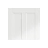 Bespoke Victorian Shaker 4P White Primed Door Pair