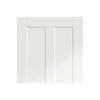 Simpli Double Door Set - Victorian Shaker 4 Panel Door - White Primed