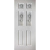 Washington Grained Internal PVC Door - 4 Bevels on Glass