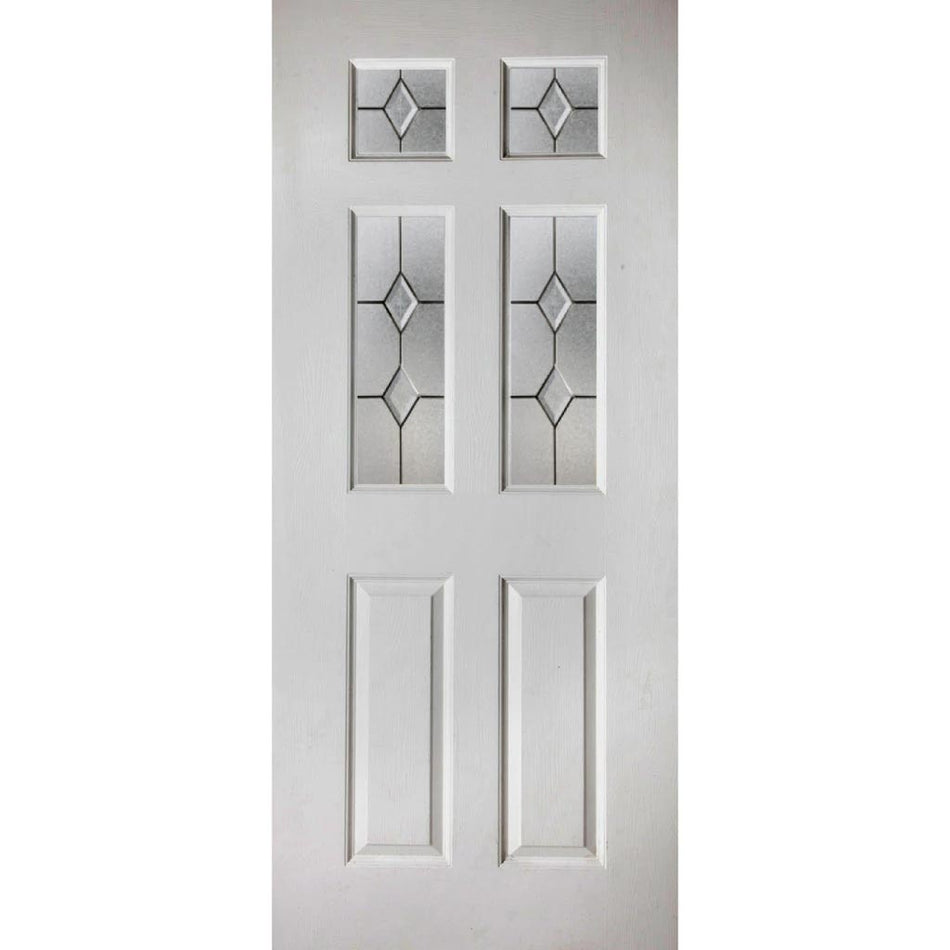 Washington Grained Internal PVC Door - 4 Bevels on Glass