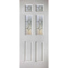 Washington Grained Internal PVC Door Pair - 4 Bevels on Glass
