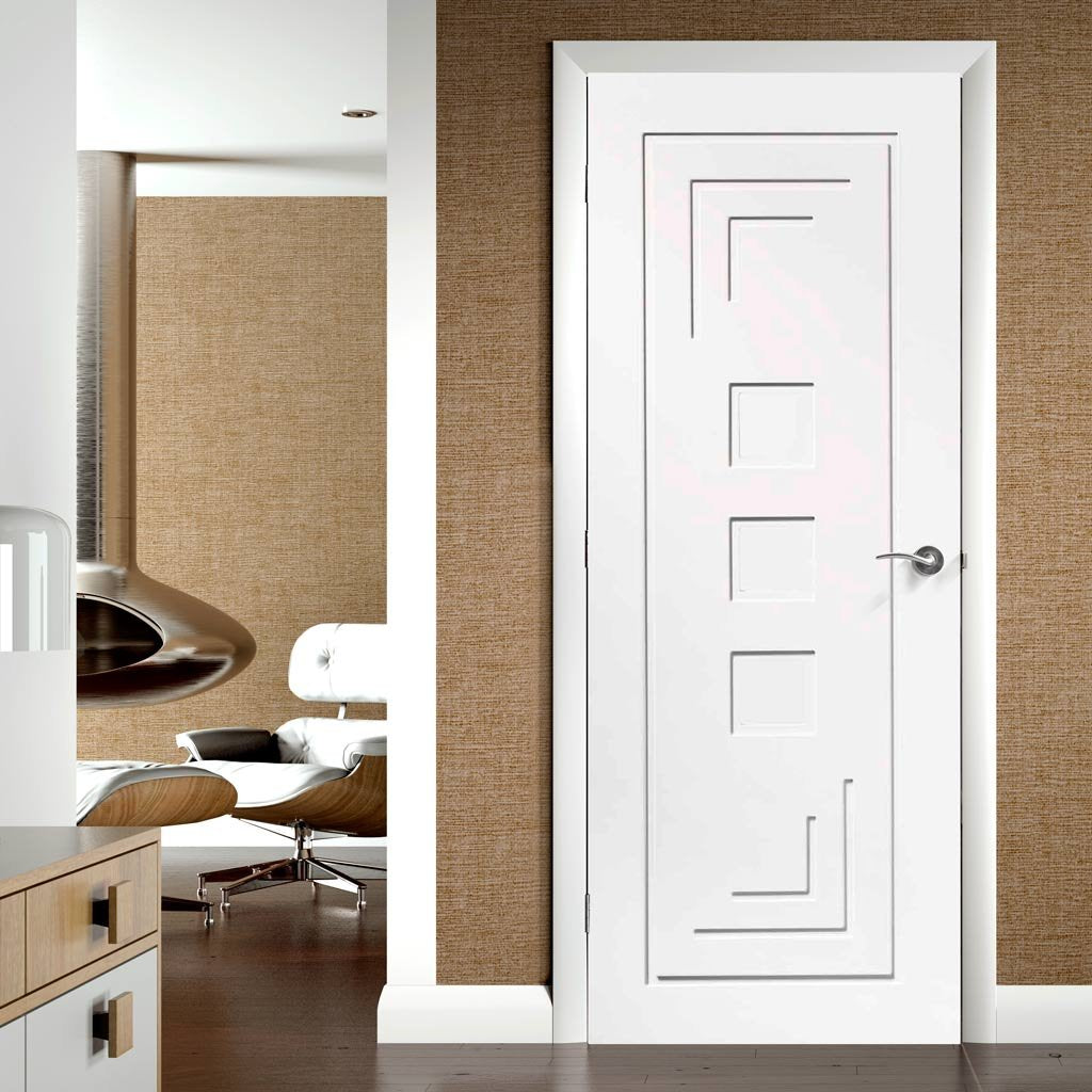 Altino Flush Door - White Primed - From Xl Joinery