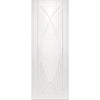 Minimalist Wardrobe Door & Frame Kit - Two Pesaro Flush Doors - White Primed